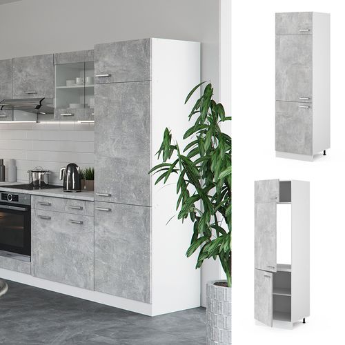 Armoire Pour Frigo R-line 30254 Béton 60cm