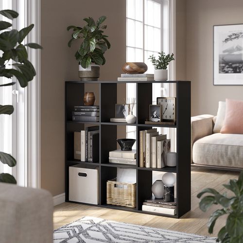 Meuble De Rangement Cube Nove 30170 Noir 104x108cm