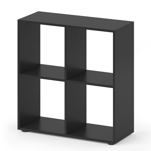 Meuble De Rangement Cube Tetra 30168 Noir 72.6x72cm