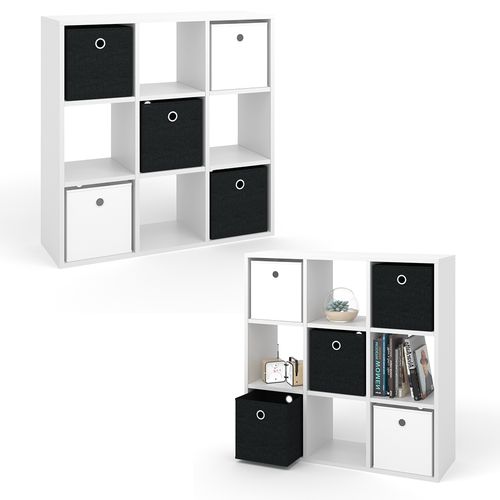 Meuble De Rangement Cube Hylda 29934 Blanc 82.8x82.8cm