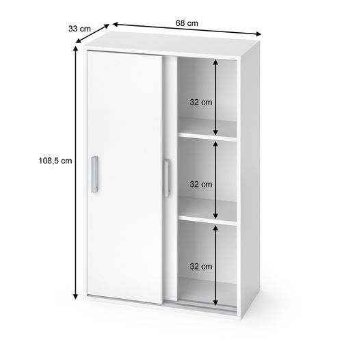 Armoire Falk 30290 Blanc 68x108.5cm