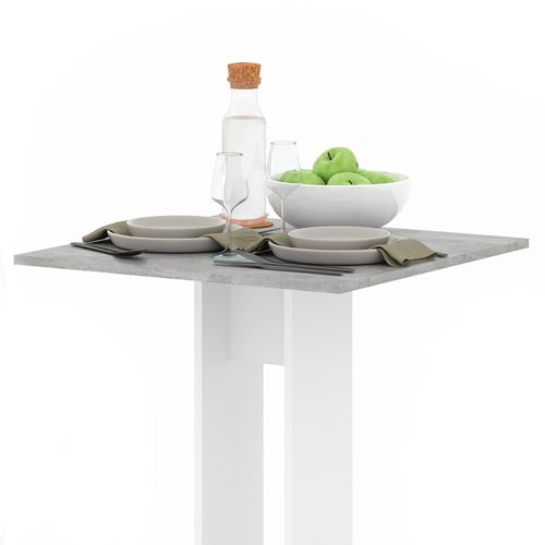 Table De Salle à Manger Repose 30287 Béton 65x65cm