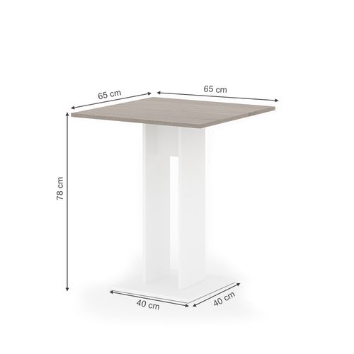 Table De Salle à Manger Repose 30288 Sonoma 65x65cm