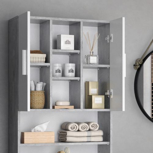 Armoire Pour Machine à Laver Luis 30398 Béton 64x190cm