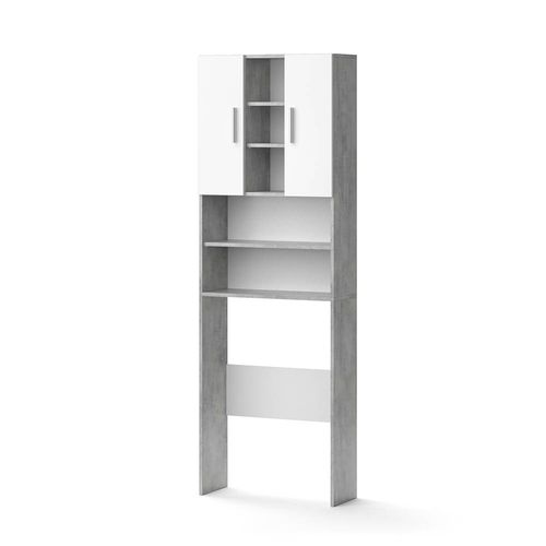 Armoire Pour Machine à Laver Luis 30398 Béton 64x190cm