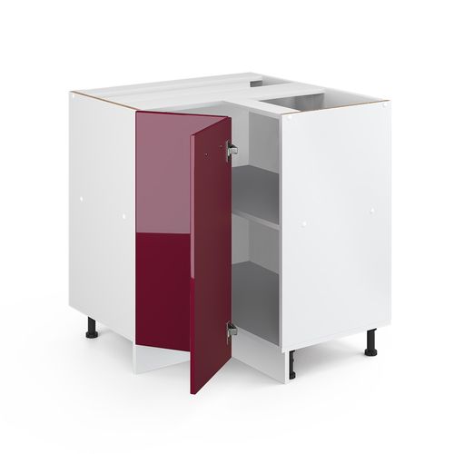 Meuble Dangle R-line, Rouge Bordeaux Haute Brillance, 75.6cm