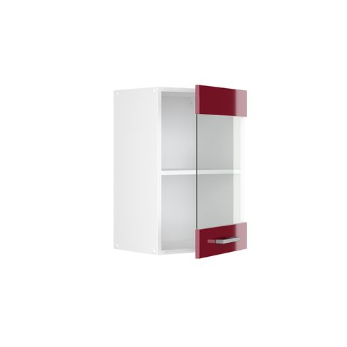 Armoire En Verre R-line 30485 Rouge Brillant 40cm