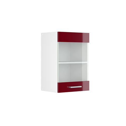 Armoire En Verre R-line 30485 Rouge Brillant 40cm