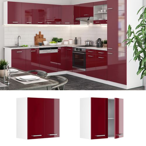 Elément Haut De Cuisine R-line 30487 Rouge Brillant 60cm
