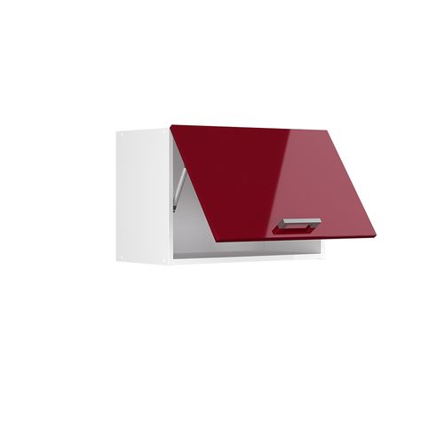 Elément Haut De Cuisine R-line 30488 Rouge Brillant 60cm Plat