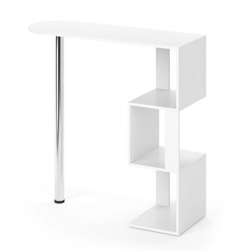 Table De Bar Vincent 30448 Blanc 113x39.8cm
