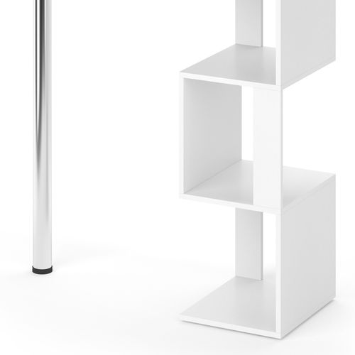 Table De Bar Vincent 30448 Blanc 113x39.8cm