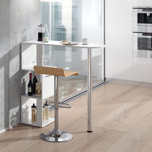 Table De Bar Vincent 30448 Blanc 113x39.8cm