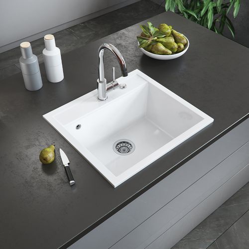 Évier Valencia 30751 Blanc 56.5x51cm