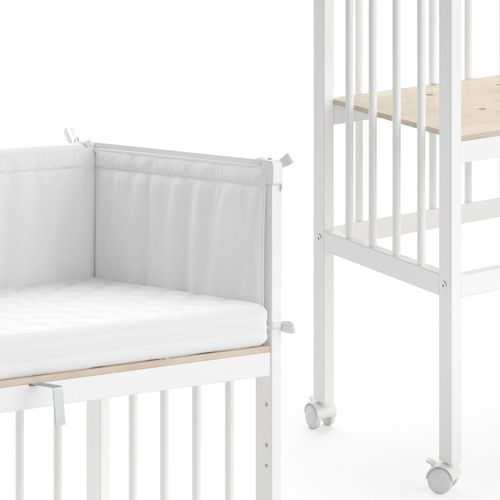 Lit D Sophie 30377 Blanc 94x42.5cm 1 Rail Latéral