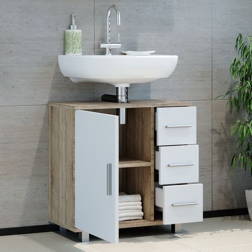 Meuble Sous Vasque Simple Ilias 30801 Sonoma 60x60.8cm