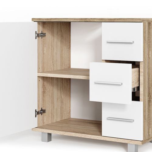 Meuble Sous Vasque Simple Ilias 30801 Sonoma 60x60.8cm
