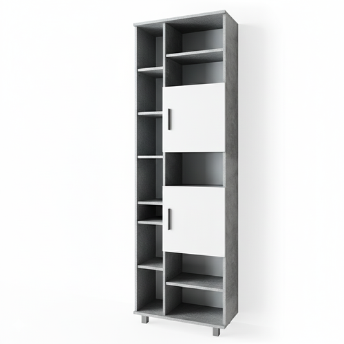 Colonne De Salle De Bain Ilias, Béton, 60x190cm