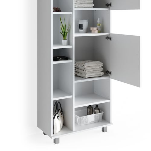 Colonne De Salle De Bain Ilias, Blanc, 60x190cm