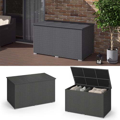 Coffre Pour Coussins 31236 Anthracite 146x80cm