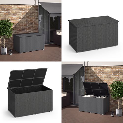 Coffre Pour Coussins 31236 Anthracite 146x80cm