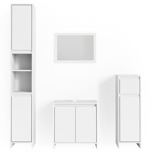 Meubles Bain Emma 31951 Blanc 4 Parties