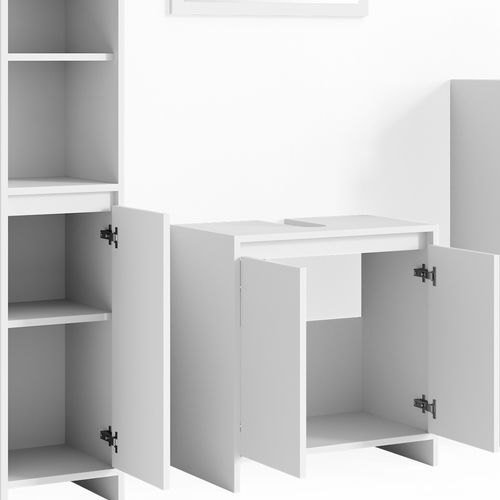 Meubles Bain Emma 31951 Blanc 4 Parties