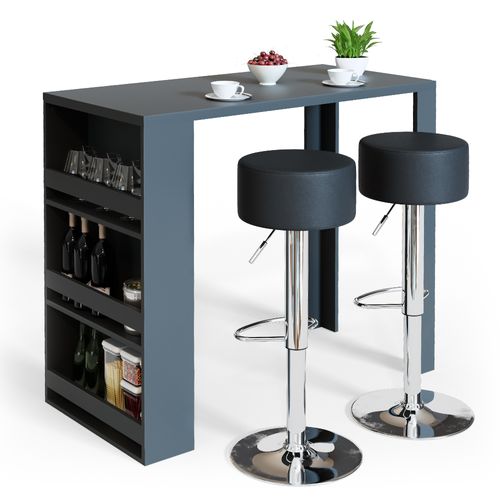 Table De Bar  31592 Anthracite 57x117cm