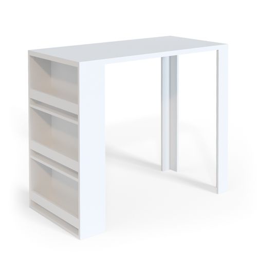 Table De Bar , Blanc, 57x117cm
