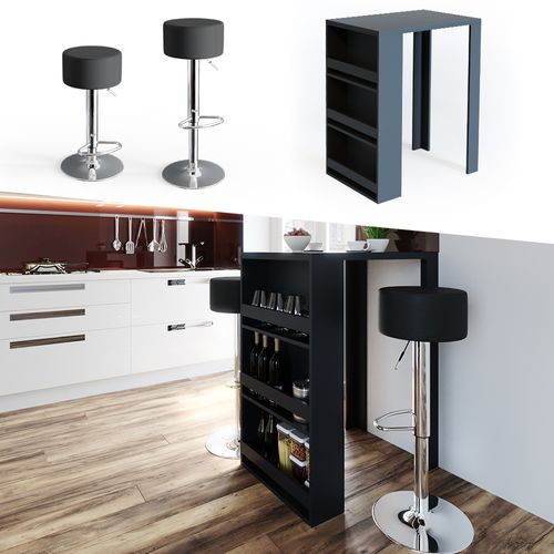 Table De Bar  31593 Anthracite 57x80cm