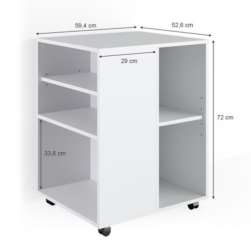 Caisson Roulant  32021 Blanc 59.4x52.6cm