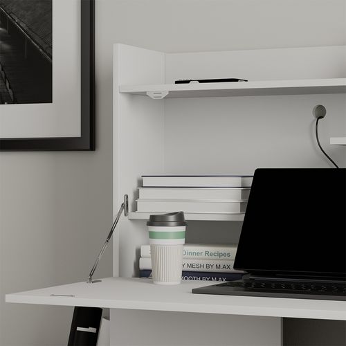 Secrétaire Bureau Alena 32502 Blanc 85x27cm