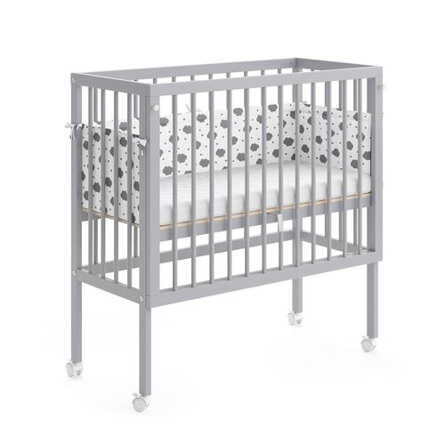 Lit Dappoint Sophie 33007 Gris 94x42.5 cm 2 Rails Latéraux