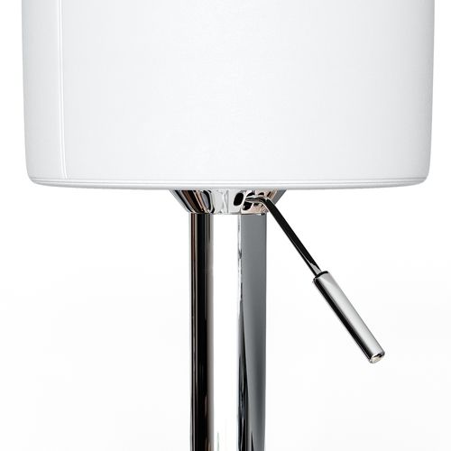 Tabouret De Bar  31999 Blanc 33x92cm 2 Pièces