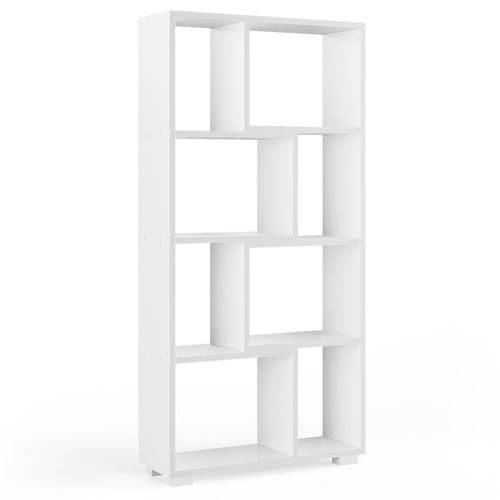 Meuble De Rangement Cube Domus 33282 Blanc 60.2x120cm 8 Compartiments