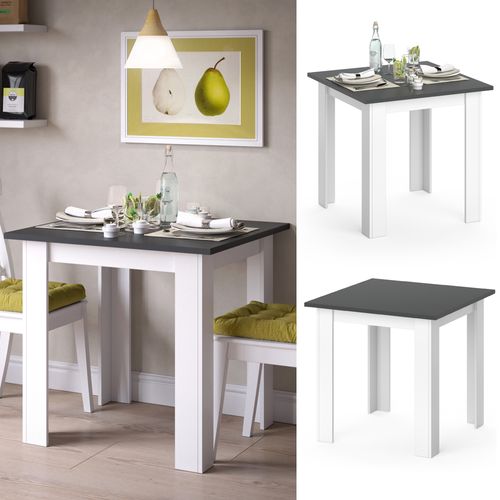Table De Salle à Manger Karlos 32866 Anthracite 80x80cm