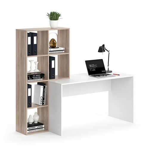 Bureau Mara 33553 Blanc/sonoma 166.8x59cm