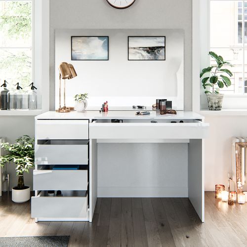 Coiffeuse Sherry 33950 Blanc 120cm