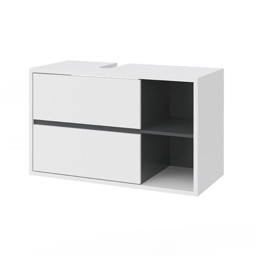 Meuble Sous Vasque Simple Viola 33912 Blanc 100x60cm