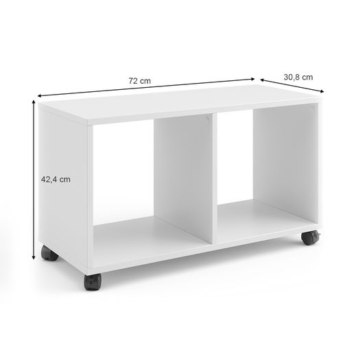 Bibliothèque Enfant Luigi 34233 Blanc 72x42.4cm