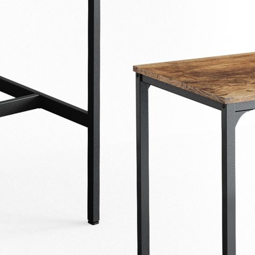 Table De Bar Fyrk 34139 Bois Antique 120x50cm