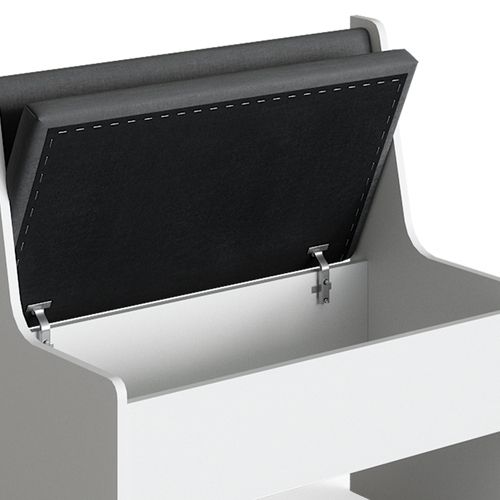 Banquette De Salle à Manger Roman 34175 Blanc 41.5x76.6cm