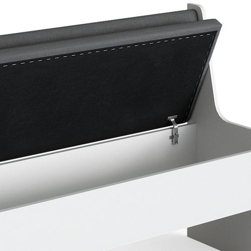 Banquette De Salle à Manger Roman 34177 Blanc 41.5x106.6cm