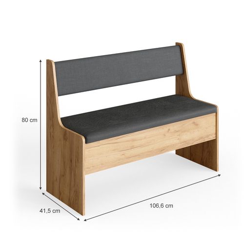 Banc Dangle Roman 34178 Sable Chêne 41.5x106.6cm