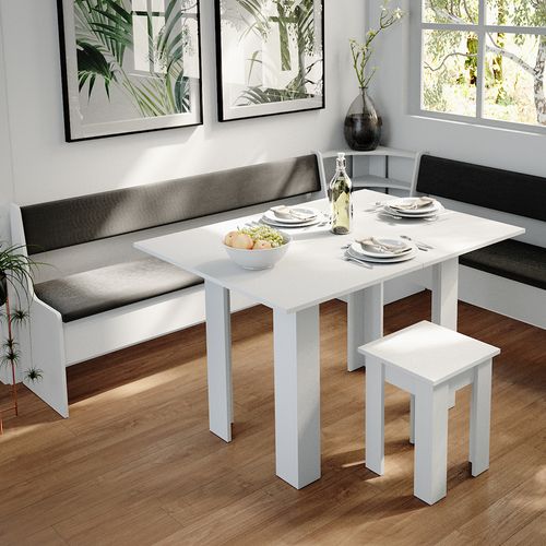 Banc Dangle Roman 34181 Blanc 41.5x166.6cm