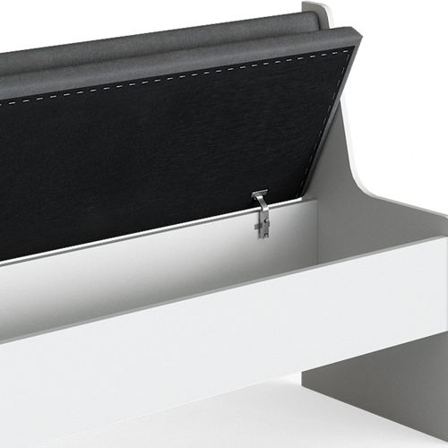 Banc Dangle Roman 34181 Blanc 41.5x166.6cm