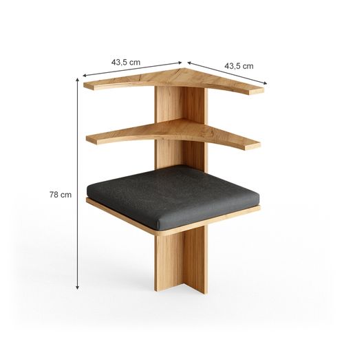 Banc Dangle Roman 34184 Sable Chêne 43.5x43.5cm