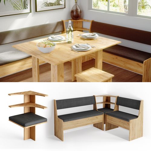 Banc Dangle Roman 34184 Sable Chêne 43.5x43.5cm