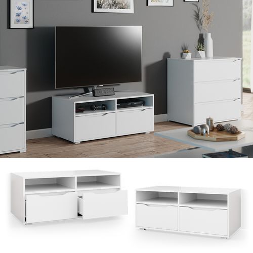 Meuble TV Ruben 34277 Blanc 100.2x42.5cm