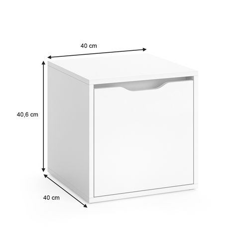 Banc Pour Chaussures Ruben 34280 Blanc 40x40.6cm